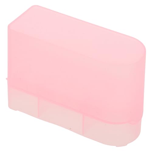 CIYODO Halbtransparente Nagelfräser Bohrer Aufbewahrungsbox mit Fächern Staubdichter Robuster Kunststoffhalter für Maniküre Schleifköpfe Praktischer Organizer für Nagelstudio und von CIYODO