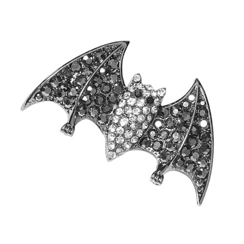 CIYODO Halloween Haarspange mit Funkelnden Strassbesatz Fledermausflügel Design Robuste Haarklammer für Mädchen und Damen Langlebiges Party Haarornament für Halloween Kostüm und Festliche von CIYODO