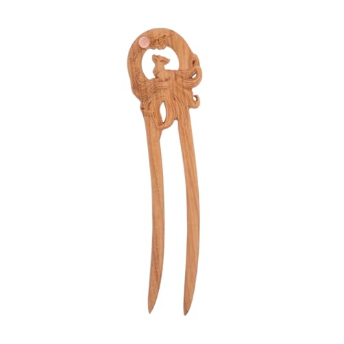 CIYODO Handgefertigte Chinesische Haarnadel aus Langlebigem Holz Doppelseitig Geschnitzte Vintage Haarstäbchen Dicke Form für Elegante Hochsteckfrisuren und Klassische Damen haarschmuck CIYODO Handgefertigte Chinesische Haarnadel aus Langlebigem Holz Doppelseitig Geschnitzte Vintage Haarstäbchen Dicke Form für Elegante Hochsteckfrisuren und Klassische Damen haarschmuck von CIYODO