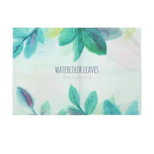 CIYODO Handpillow Mat Nagelkunst Kissen Handauflage Maniküre Kissenständer Grün mit Blattmuster Langlebiges Nail Art Polster für Acryl Glitzernägel Praktische Armlehne für Nagelstudio von CIYODO