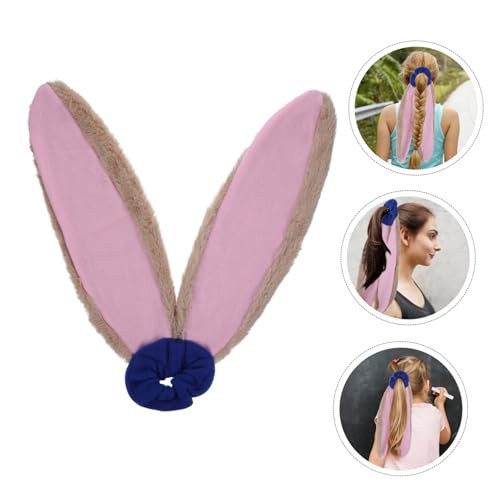 CIYODO Hasenohren Haarreif mit Elastischem Haarband Flauschiges Bunny Headband für Erwachsene Sicherer Sitz Verrutschen Vielseitig für Cosplay Party und Alltag Geeignet von CIYODO