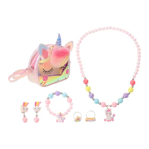 CIYODO Kinderschmuckset Mit Halskette Für Mädchen Schmuckset Für Kleinkinder Schmuck Für Kleine Mädchen Halskettenset Für Kleine Kinderschmuck Schmuck Für Kleinkinder von CIYODO