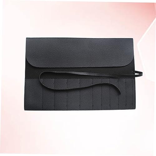CIYODO Kosmetiktasche für Make Up Pinsel Teiliges Tragbarer Leichter Organizer aus Langlebigem Kunstfaser Material Kompakt und Geräumig für Reisen und Zuhause mit Glattem von CIYODO