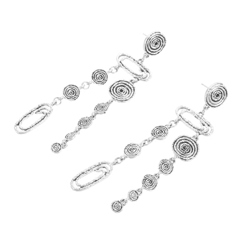 CIYODO Lange Quasten Ohrringe Damen mit Funkelnden Kristallfransen Vintage Ohrhänger für Hochzeit Brautjungfer und Party Ohrschmuck für Durchbohrte Ohren Stilvolle Country Western von CIYODO