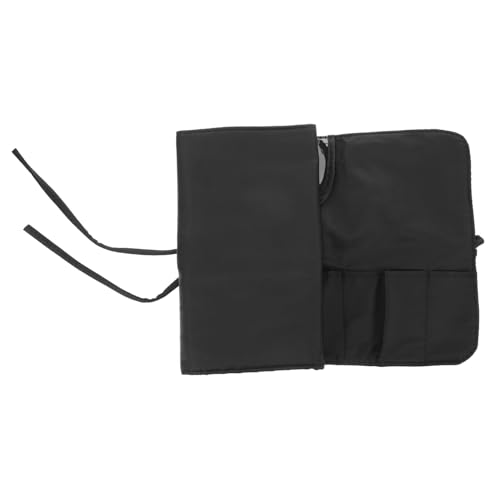CIYODO Make up Pinsel Etui mit Faltbarem Roll Design Kompakte Kosmetiktasche für Schminkpinsel Leichter Organizer für Make up Anfänger und Profis für Handtasche und Reisen von CIYODO