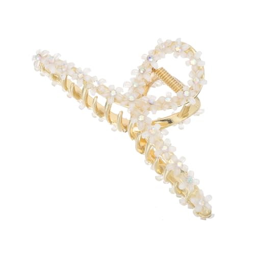 CIYODO Metall Haarkralle Groß mit Strasssteinen Robuster Haarclip für Frauen Rutschfest Praktisch für Alltag Kochen Arbeiten und Duschen Eleganter Haarschmuck für Damen CIYODO Metall Haarkralle Groß mit Strasssteinen Robuster Haarclip für Frauen Rutschfest Praktisch für Alltag Kochen Arbeiten und Duschen Eleganter Haarschmuck für Damen von CIYODO