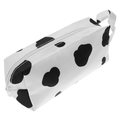 CIYODO Niedliches Milchkuh Motiv Federmäppchen Große Kapazität Nylon Stifttasche Für Schüler Schreibwaren Organizer Praktisch Tragbar von CIYODO