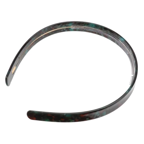 CIYODO Non Slip Dekoratives Haarband aus Grüner Acetatplatte mit Zahn Design Modisches Haarschmuck für Sport Alltag Party Geeignet für Damen und Mädchen von CIYODO