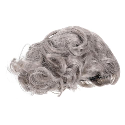 CIYODO Old Lady Cosplay Perücke Für Partys Weiße Damenperücke Für Halloween Kostümpartys Bühnenaufführungen Und Spaß-cosplay Leicht Und Tragbar von CIYODO