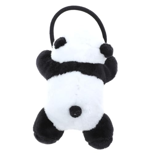 CIYODO Plüsch Panda Haargummi Haarschmuck Elastisches Haargummi Tierfiguren Haarschleife für Mädchen Frauen Niedlich Cartoon Haarband Geschenk Zubehör von CIYODO