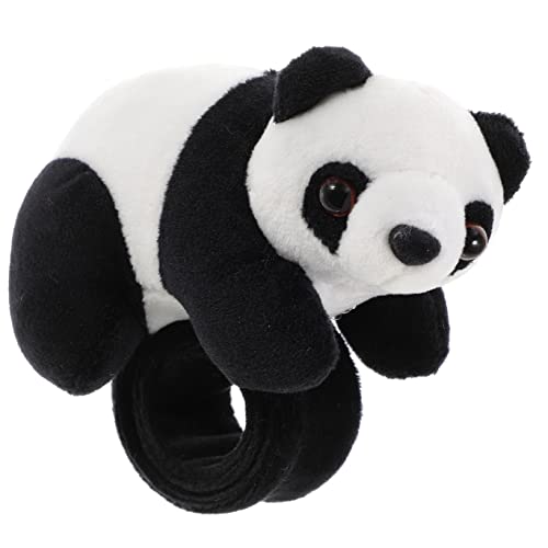 CIYODO Plüsch Panda Schnapparmband Armband Kuschelig Fuzzy Geburtstag Party Gastgeschenk Tiermotiv Jungen Mädchen von CIYODO
