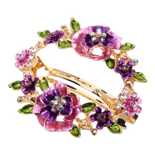 CIYODO Retro Blumige Haarklammer mit Strasssteinen Federclip für Frauen Stabiles Frühlingsdesign Dekorative Haarklammer für Dutt und Pferdeschwanz Vielseitiger Haarschmuck für CIYODO Retro Blumige Haarklammer mit Strasssteinen Federclip für Frauen Stabiles Frühlingsdesign Dekorative Haarklammer für Dutt und Pferdeschwanz Vielseitiger Haarschmuck für von CIYODO