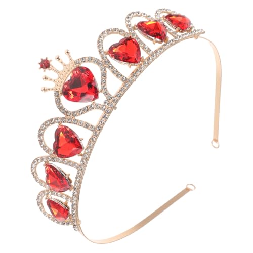 CIYODO Rhinestone Kristallkrone Braut Haarschmuck Elegant Shiny Herzförmige Tiara Für Hochzeit Brautjungfern Und Besondere Anlässe von CIYODO