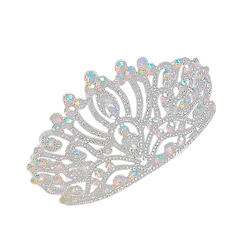 CIYODO Rhinestone Krone für Damen Braut Diadem für Hochzeiten Partys Besondere Anlässe Leicht und Langlebig für Tänze Feiern Funkelnder Haarschmuck für Bräute Mädchen von CIYODO