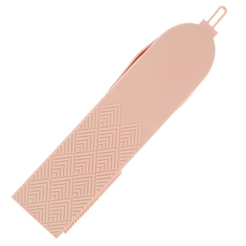CIYODO Silikon Makeup Pinsel Organizer Tragbarer Kosmetik Pinselhalter Reiseetui mit Staubschutz Kompakt Leicht Große Kapazität für Make up Zubehör Damen Hautfarben von CIYODO