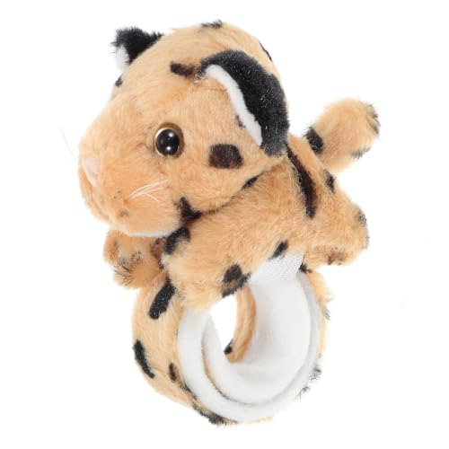 CIYODO Slap Armband Leopard Tierarmband für Kindergeburtstag Party Mitgebsel Soft und Sicher Fuzzy Design für Mädchen und Jungen von CIYODO