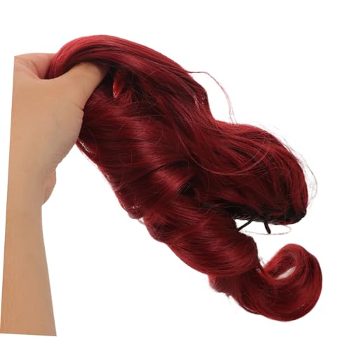 CIYODO Synthetische Pferdeschwanzverlängerung Damen Pferdeschwanz Haarteil Mit Klauenclip Synthetischer Lockiger Pferdeschwanz Synthetischer Gewellter Haarteil von CIYODO