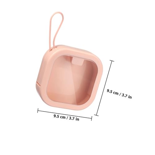 CIYODO Tragbare Kleine Aufbewahrungsbox für Haargummis und Haarclips Multifunktionaler Organizer mit Lanyard Robust Leicht zu Reinigen für Schmucksammlung und Reise von CIYODO