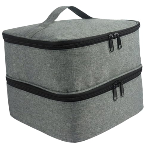 CIYODO Tragbare Kosmetiktasche Multifunktionaler Aufbewahrungs Organizer Für Make up Nagelpflege Und Reise Strapazierfähige Handliche Kulturbeutel Für Damen Und Anfänger von CIYODO