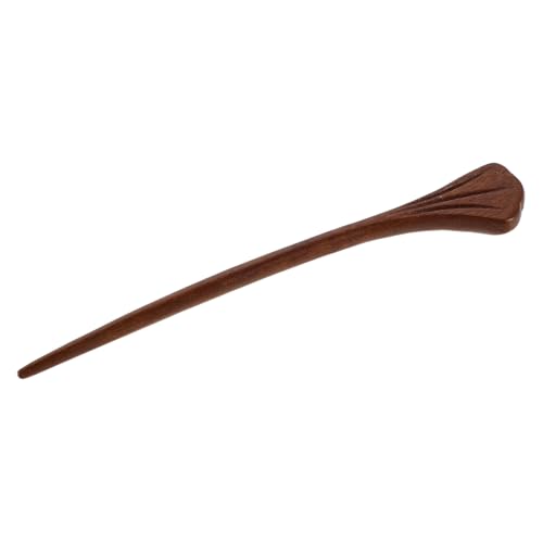 CIYODO Vintage Chinesische Haarnadel aus Robustem Holz Handgefertigter Lotus Haarstab mit Traditionellem Design Langlebiges Haaraccessoire für Damen und Mädchen Perfektes für von CIYODO