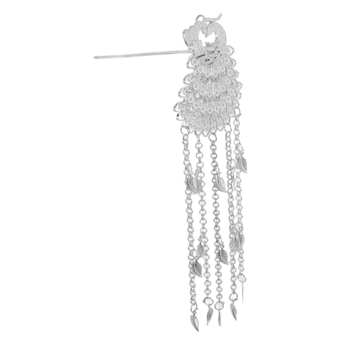 CIYODO Vintage Chinesische Haarnadel mit Anhängern und Kette Exotisches Design Fester Sitz Vielseitig Verwendbar Kunstvoll Gefertigt Stilvolles Haarschmuck accessoire für Frauen und von CIYODO