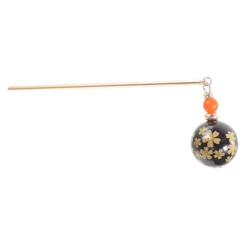 CIYODO Vintage Chinesische Haarnadel mit Drehbarem Perlenanhänger Eleganter Haarstab für Langes Haar Traditioneller Haarschmuck für Damen und Mädchen Klassisches Design Sicheres Halten von CIYODO