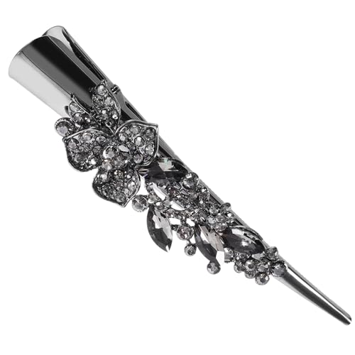 CIYODO Vintage Haarklammer mit Strasssteinen Große Alligator haarspange für Damen Eleganter Haar accessoire Clip für Party Alltag und Festliche Anlässe von CIYODO