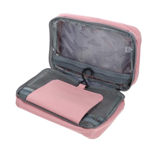 CIYODO Wasserdichter Reise kulturbeutel mit Faltbarem Design Getrennte Nass Trockenfächer Geräumige Kosmetiktasche für Frauen Multifunktionaler Make up Organizer für Unterwegs von CIYODO