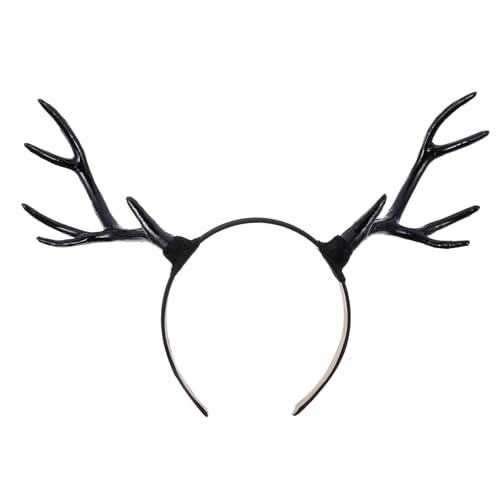 CIYODO Weihnachts Rentier Geweih Stirnband Flexibel für Erwachsene und Haustiere Kreativer Haarschmuck Party Dekoration für Weihnachten Karneval Kostümfest von CIYODO