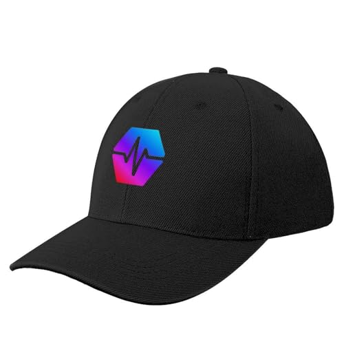 CIZIEOE Baseball Kappe Baseball Cap Tolle sechseckige Würfel Hex Crypto Logo Design Baseballmütze Strandmütze Westernmütze Kapuze Kindermütze Hüte für Männer Frauen von CIZIEOE
