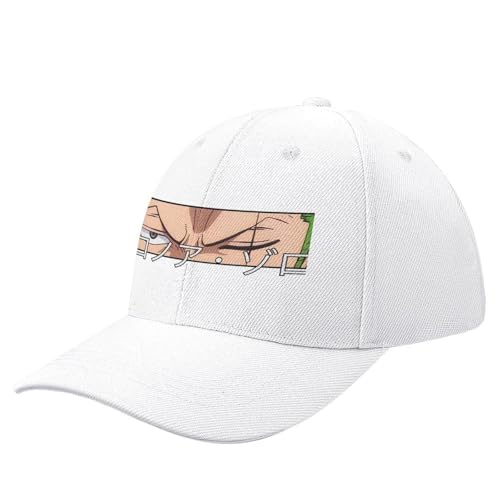 CIZIEOE Baseball Kappe Baseball Cap Zoro's Glare Baseball Cap Rugby modische Custom Cap Damen Hut Herren von CIZIEOE