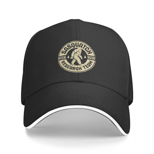 CIZIEOE Baseball Kappe Bigfoot Research Team Vintage Sasquatch Cap Baseball Cap Strandausflug Damenmütze Herren Geschenk von CIZIEOE
