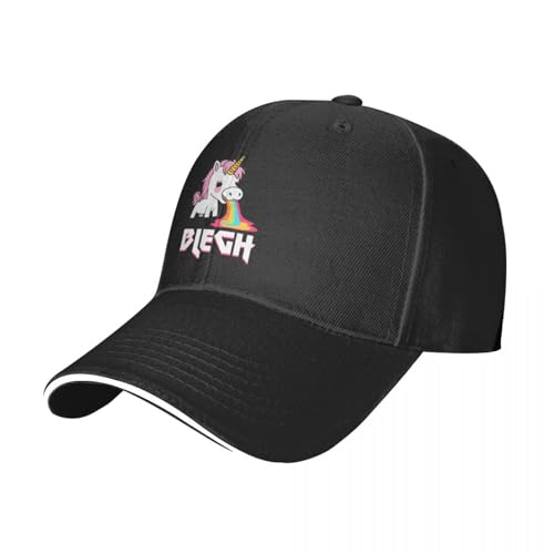 CIZIEOE Baseballmütze Basecap Blegh Heavy Metal Metalcore Deathcore Unicorn6 Baseball Cap Großformat Hut Pferd Hut Frau Männer von CIZIEOE