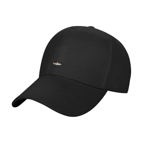 CIZIEOE Baseballmütze Basecap Frauen fürchten Mich, Fische fürchten Mich Baseball Cap Strandausflug Ball Cap Damen Golfbekleidung Herren von CIZIEOE