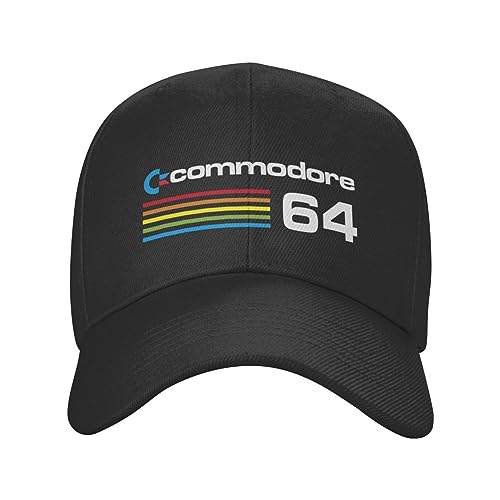 CIZIEOE Baseballmütze Basecap Nach Commodore 64 Baseball Kappe Frauen Männer Atmungsaktive C64 Amiga Computer Trucker Hut Sport von CIZIEOE