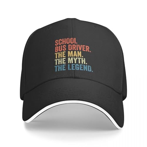 CIZIEOE Baseballmütze Basecap Schulbusfahrer Der Mann Der Mythos Die Legende Geschenk Lustiger Busfahrer Baseballmütze Strandausflug Angelmütze Männer Frauen CIZIEOE Baseballmütze Basecap Schulbusfahrer Der Mann Der Mythos Die Legende Geschenk Lustiger Busfahrer Baseballmütze Strandausflug Angelmütze Männer Frauen von CIZIEOE