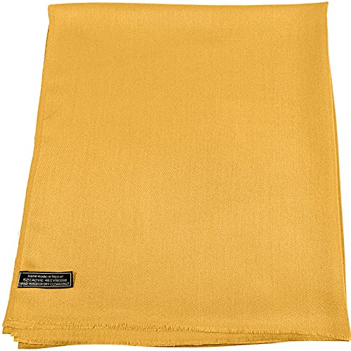 CJ Apparel Princeton Orange Einfarbig Design Fringe Schal Zweite Wahl FransenSchal Wrap Stola Pashmina NEU von CJ Apparel