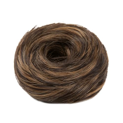 Haarteil Messy Bun Haarteil, elastisches glattes Haar, Scrunchies, synthetischer Donut-Chignon for Frauen Täglicher Gebrauch(4BH27) von CJHFR472SG