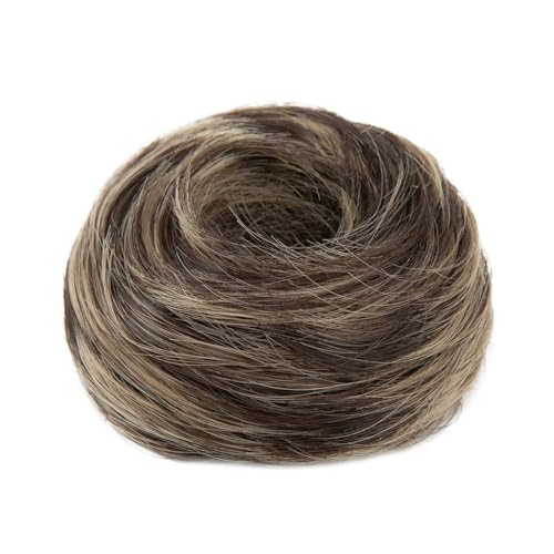 Haarteil Messy Bun Haarteil, elastisches glattes Haar, Scrunchies, synthetischer Donut-Chignon for Frauen Täglicher Gebrauch(6H24B) von CJHFR472SG