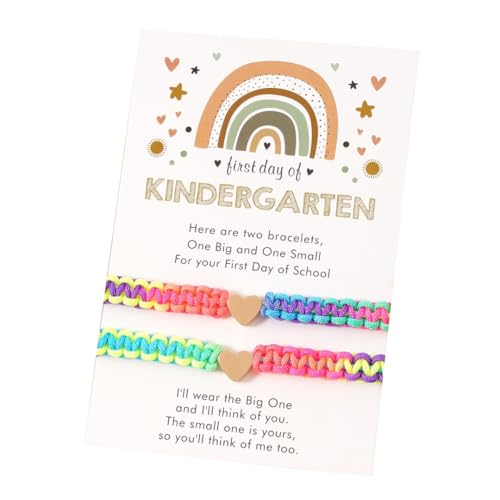 CJIAYUJEW 2 Stück passende Herz-Armbänder für den Schulanfang, für Mutter und Tochter, Geschenk, verstellbare Herzarmbänder für Frauen, 1, Kein Edelstein CJIAYUJEW 2 Stück passende Herz-Armbänder für den Schulanfang, für Mutter und Tochter, Geschenk, verstellbare Herzarmbänder für Frauen, 1, Kein Edelstein von CJIAYUJEW