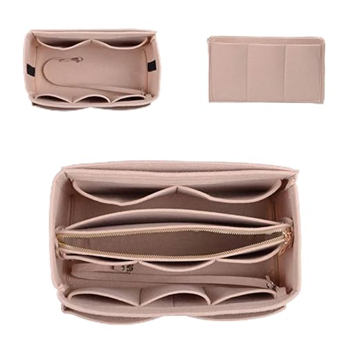 CJJXKBEP Kosmetiktasche Make-up-Organizer, Filzeinsatz, for Handtasche, Reise, innere Geldbörse, tragbare Kosmetiktaschen Verwendet für die tägliche Reise(A3,34X18X17CM) von CJJXKBEP