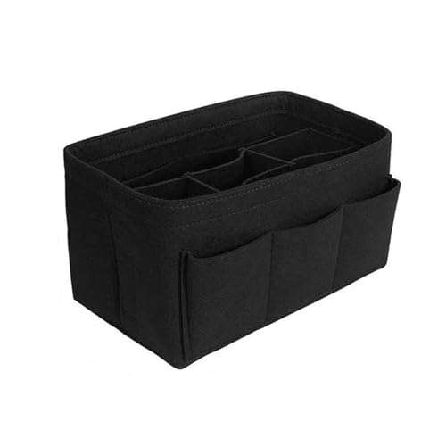 CJJXKBEP Kosmetiktasche Make-up-Organizer, Filzeinsatz, for Handtasche, Reise, innere Geldbörse, tragbare Kosmetiktaschen Verwendet für die tägliche Reise(B1,34X18X17CM) von CJJXKBEP