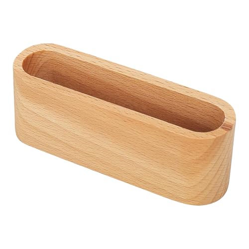 CJKDXDH Visitenkartenhalter aus Holz Visitenkartenständer Display Ständer Desktop Visitenkarte Organizer Bürozubehör Visitenkartenbehälter für Büro, Salon, Tischplatte von CJKDXDH