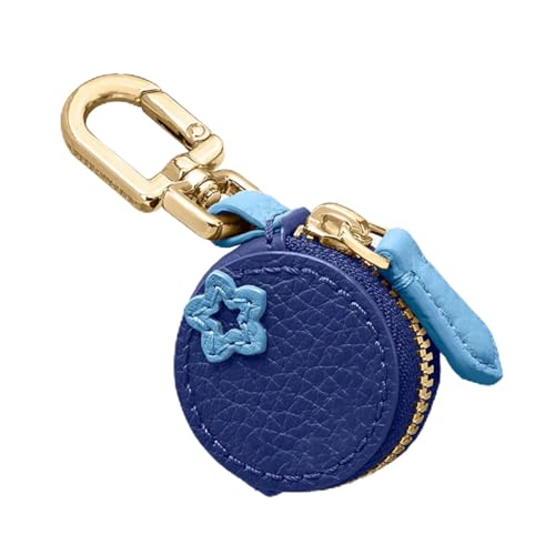 Pear Blueberry Shaped Portable PU Leather Coin Purse Mini Keychain Wallet Women's Small Coin Purse with Zipper Fruit Charm Coin Purse Cute Keychains for Women Bag Key Organizer Purse Keyring Holder von CJKDXDH