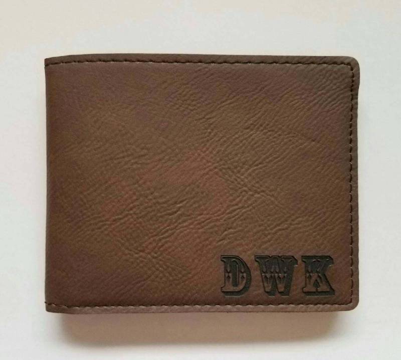 Personalisiertes Leder Bifold Portemonnaie Vatertag Weihnachten Geburtstag Bräutigam Personalisiertes Leder Bifold Portemonnaie Vatertag Weihnachten Geburtstag Bräutigam von CJKEngraving