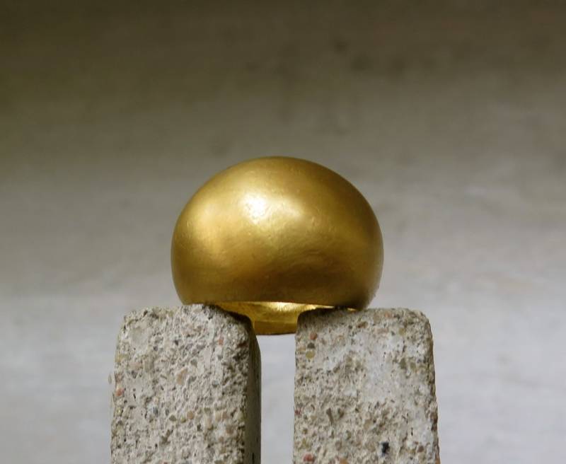 Bombay Ring - Goldring-statement Ring-Cocktail Ring-Antiker Großer Goldring-Massiv Goldring von CJbijoux