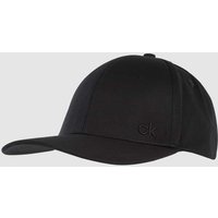 CK Calvin Klein Basecap aus Baumwolle mit Logo-Stickerei in Black, Größe One Size von CK Calvin Klein