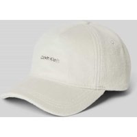 CK Calvin Klein Basecap mit Label-Detail in Offwhite, Größe 1 von CK Calvin Klein