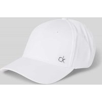 CK Calvin Klein Basecap mit Label-Detail in Weiss, Größe 1 von CK Calvin Klein