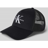 CK Calvin Klein Basecap mit Label-Stitching in Black, Größe 1 von CK Calvin Klein